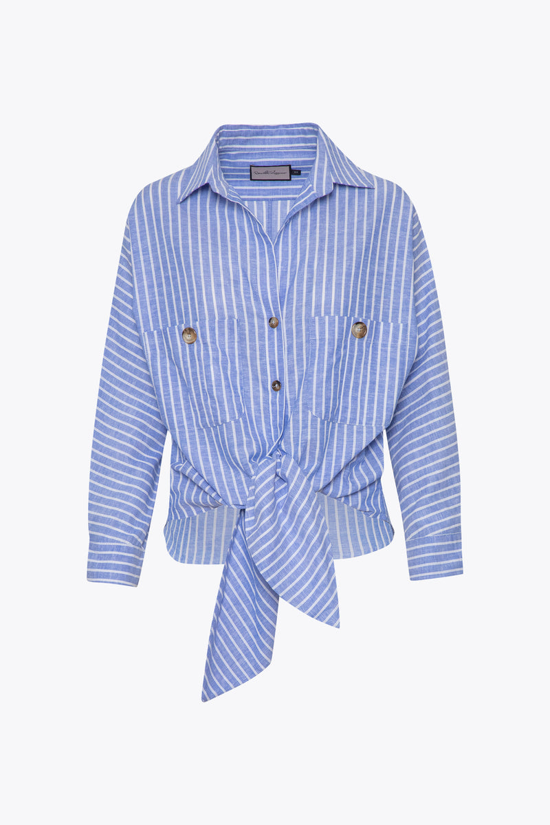 Origen Blouse Blue Stripes