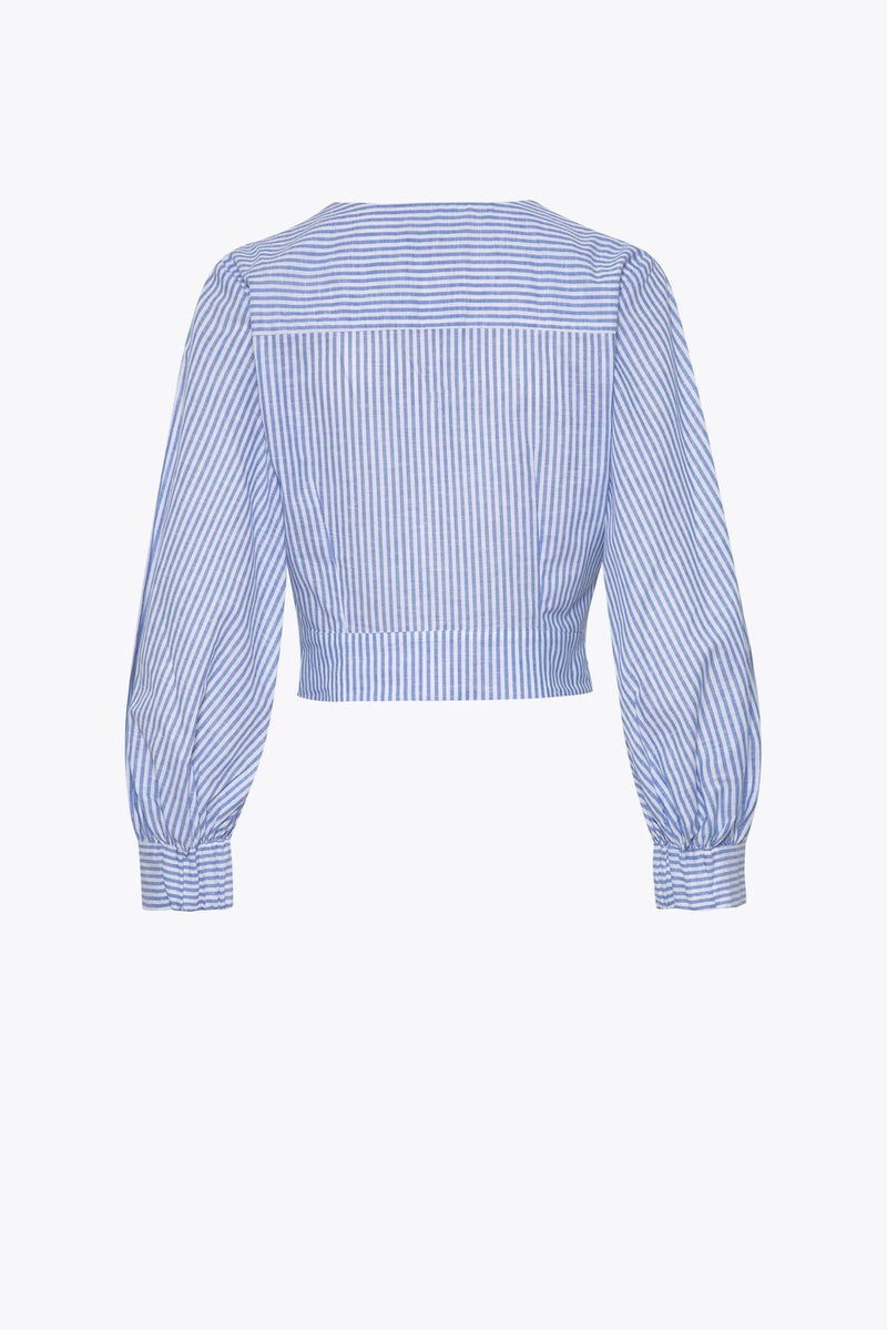 Delhi Blouse Colored Stripes