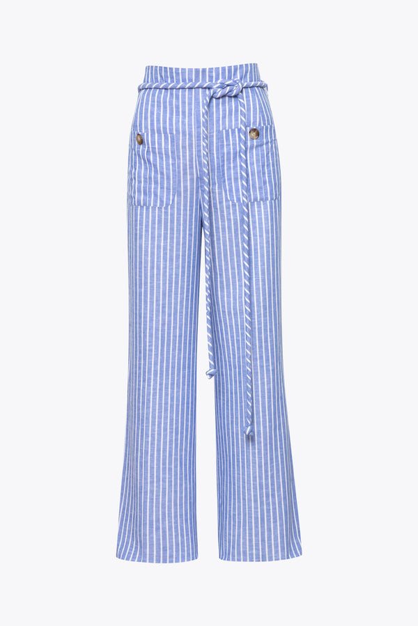 Jaipur Pants Blue Stripes