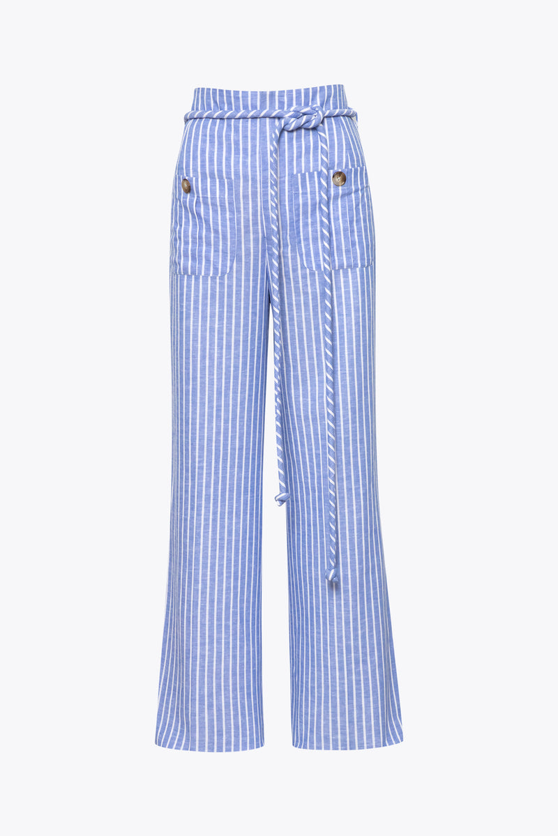 Jaipur Pants Blue Stripes