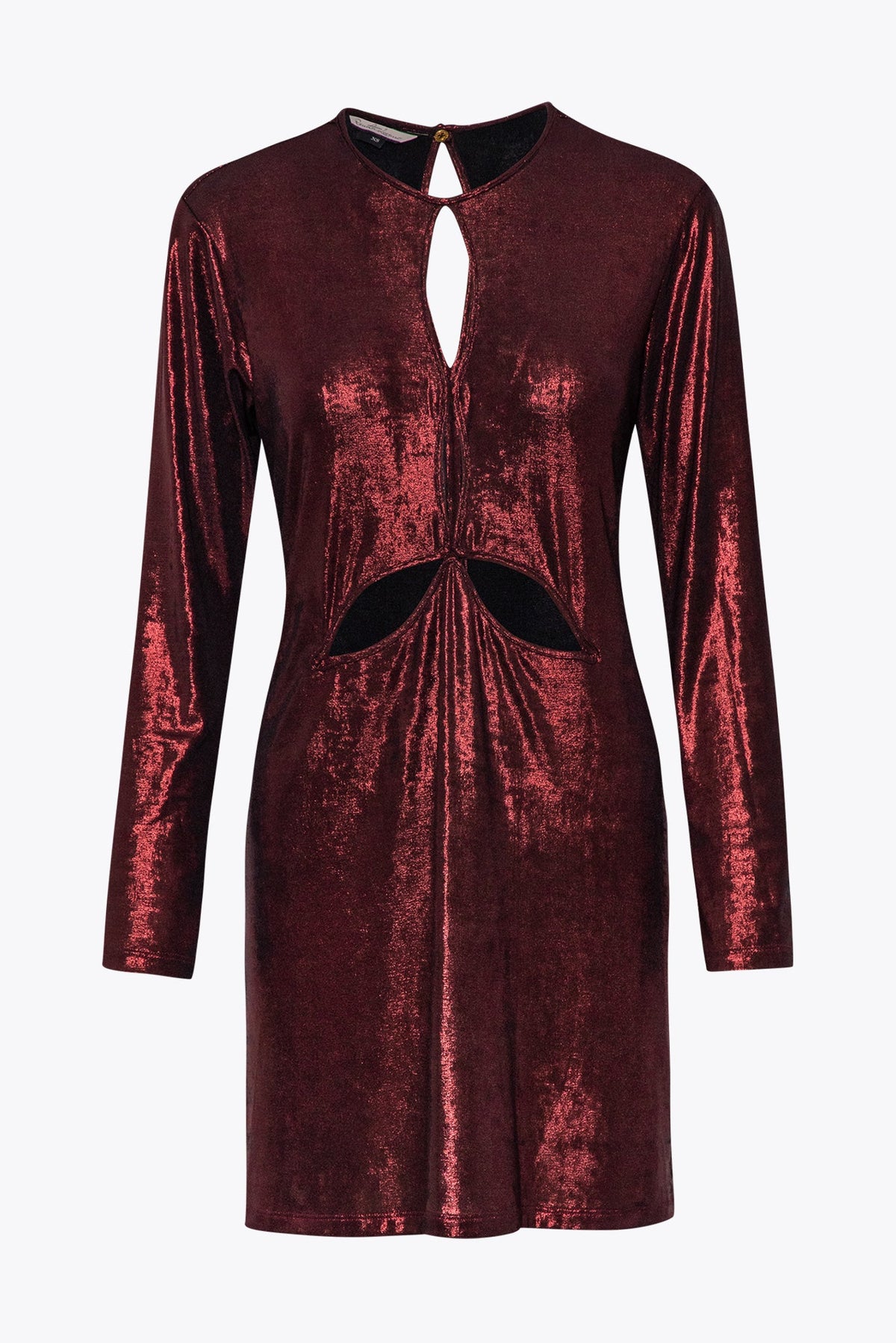 dusty burgundy dress May Queen MQ2175 - Long Sheath Dress - 3D Floral Accent, Ruched Bodice, Beaded Trim, One Shoulder, Sweep Train, Long Cape 16 / Burgundy
