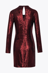 Calista Burgundy Dress