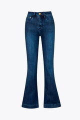 Flared Dark Blue Jeans