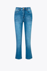 Straight Leg Jeans High Rise