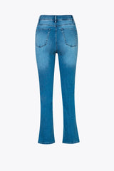 Straight Leg Jeans High Rise