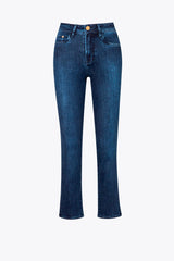 Straight Leg Jeans High Rise