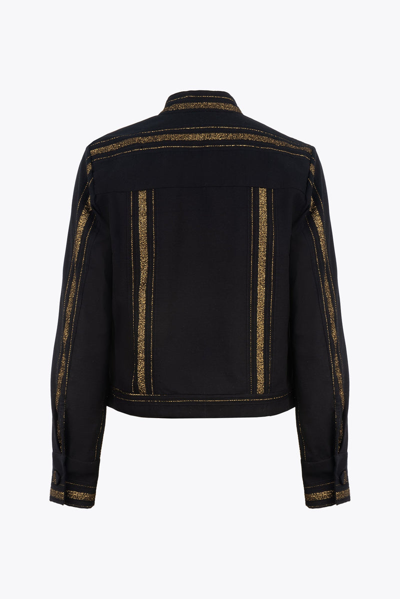 Silente Black Gold Jacket – Renata Lozano