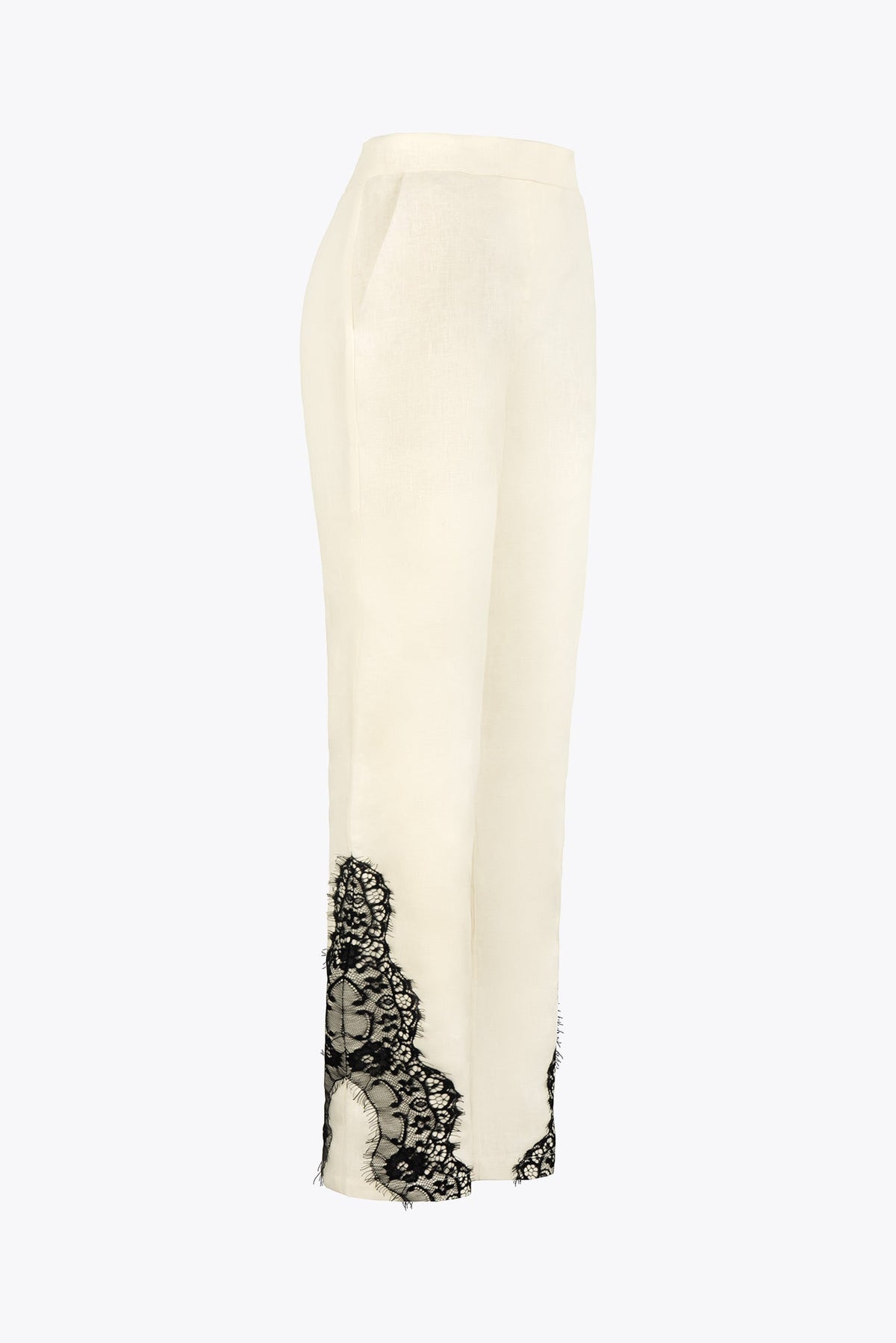 Ivara Ivory Black Pants