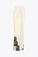 Ivara Ivory Black Pants