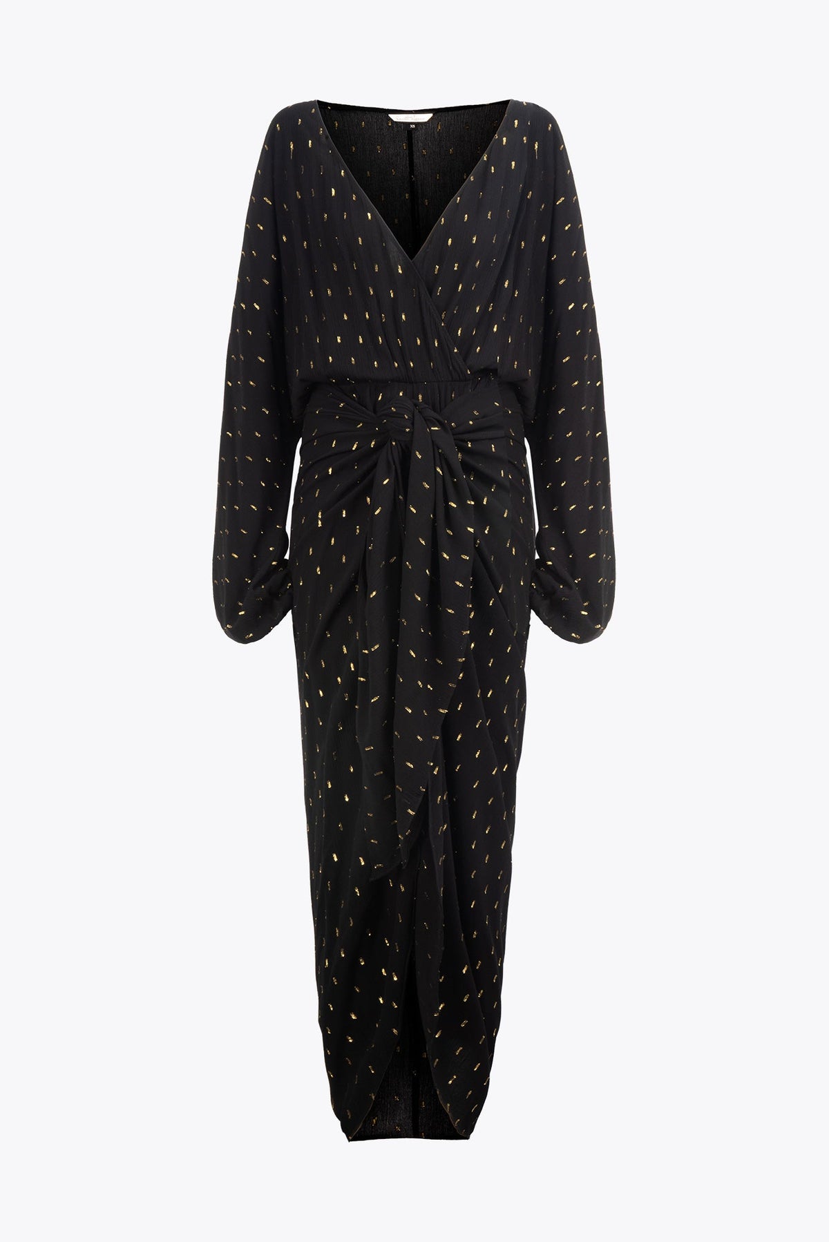 Delia Black Gold Dress