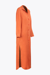 Deriva Solar Orange Dress