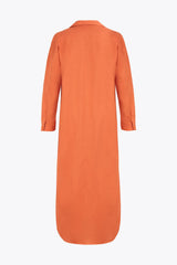 Deriva Solar Orange Dress