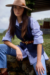 Opal Shirt Blue Stripes