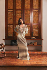 Brocatto Beige Dress