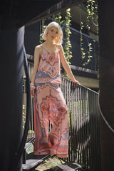 Capella Pink Blue Blouse