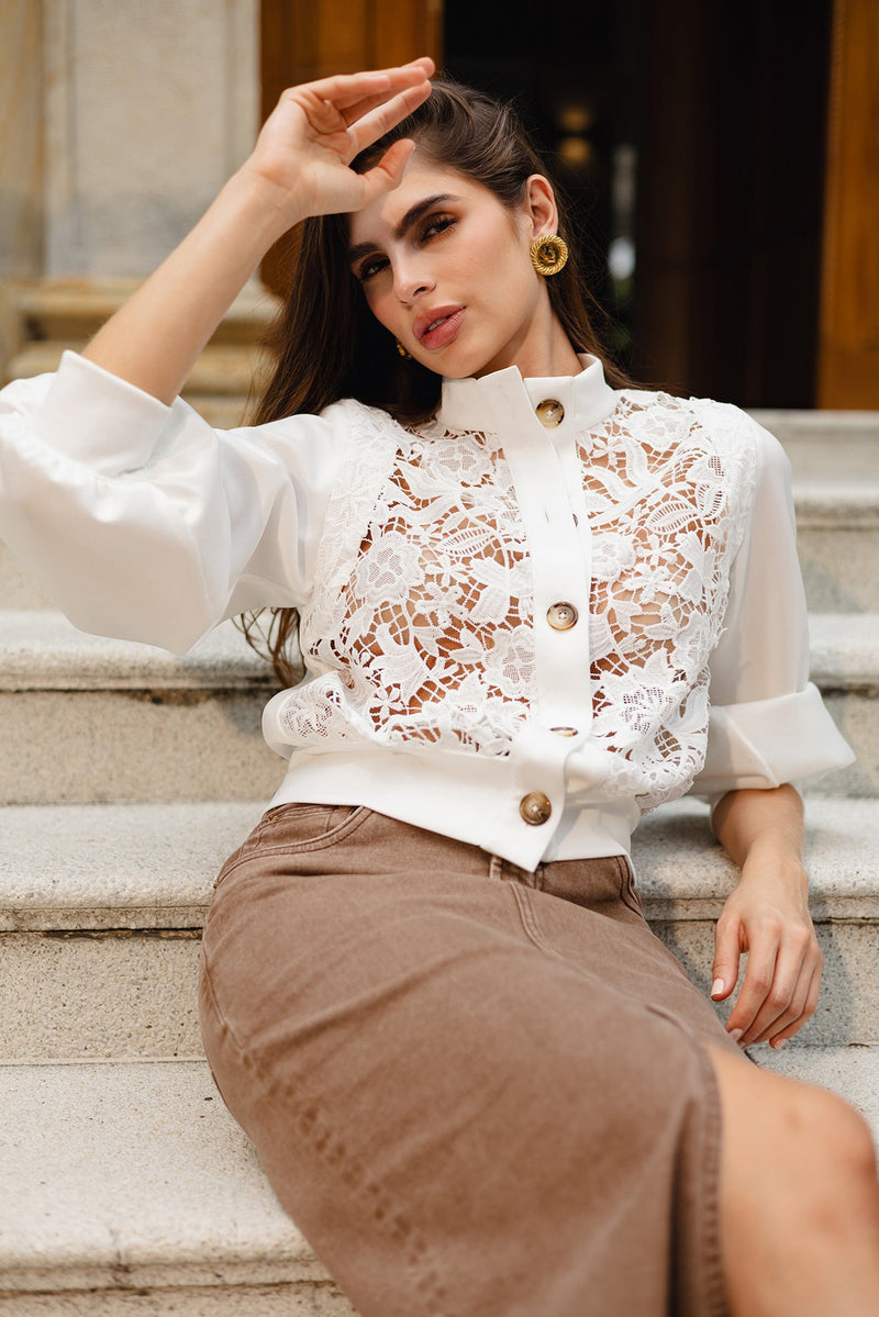 Orissa Blouse Ivory