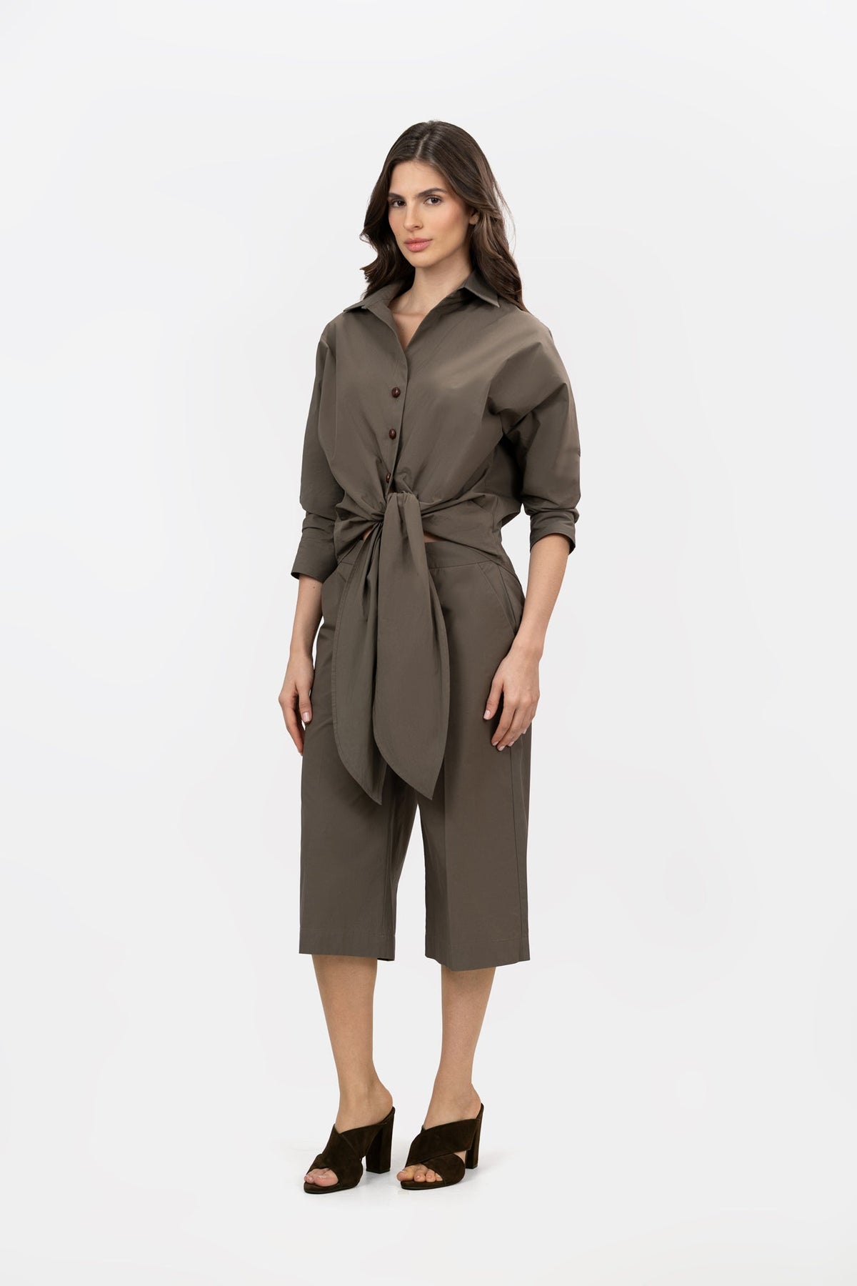 Veta Taupe Shirt