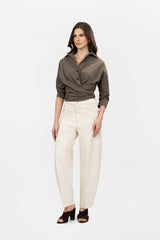 Veta Taupe Shirt