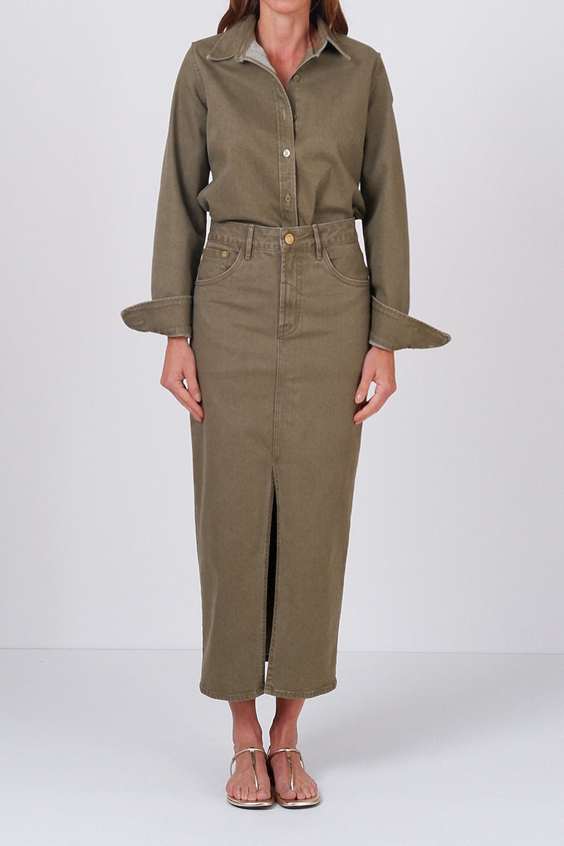 Eco Shirt Olive Green