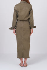 Susuro Skirt Olive Green