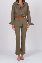Duna Jeans Olive Green