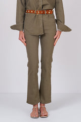 Duna Jeans Olive Green