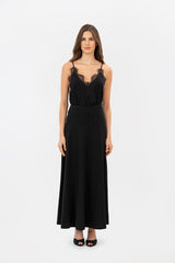 Flore Black Skirt