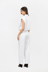 Caudal White Blouse