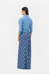 Halen Tencel Blue Shirt