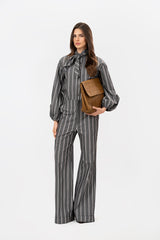 Savia Gray Stripes Shirt