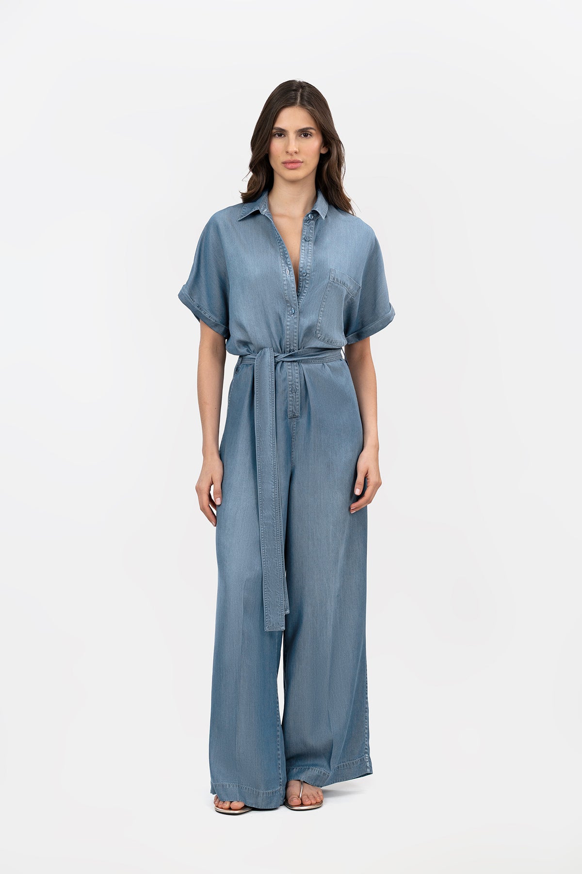Trama Blue Jumpsuit