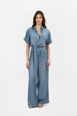 Trama Blue Jumpsuit
