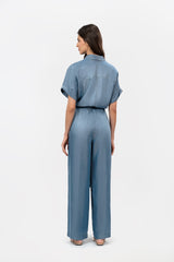 Trama Blue Jumpsuit