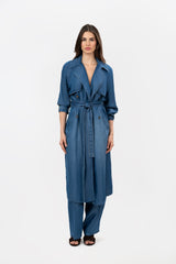Vestigio Blue Overcoat