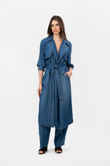 Vestigio Blue Overcoat