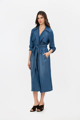 Vestigio Blue Overcoat