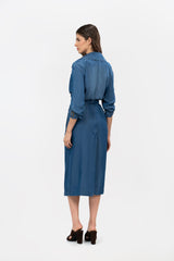 Vestigio Blue Overcoat