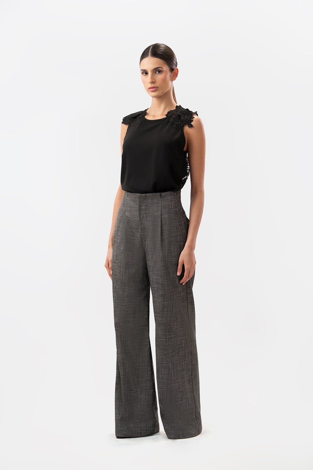Lou Black Blouse