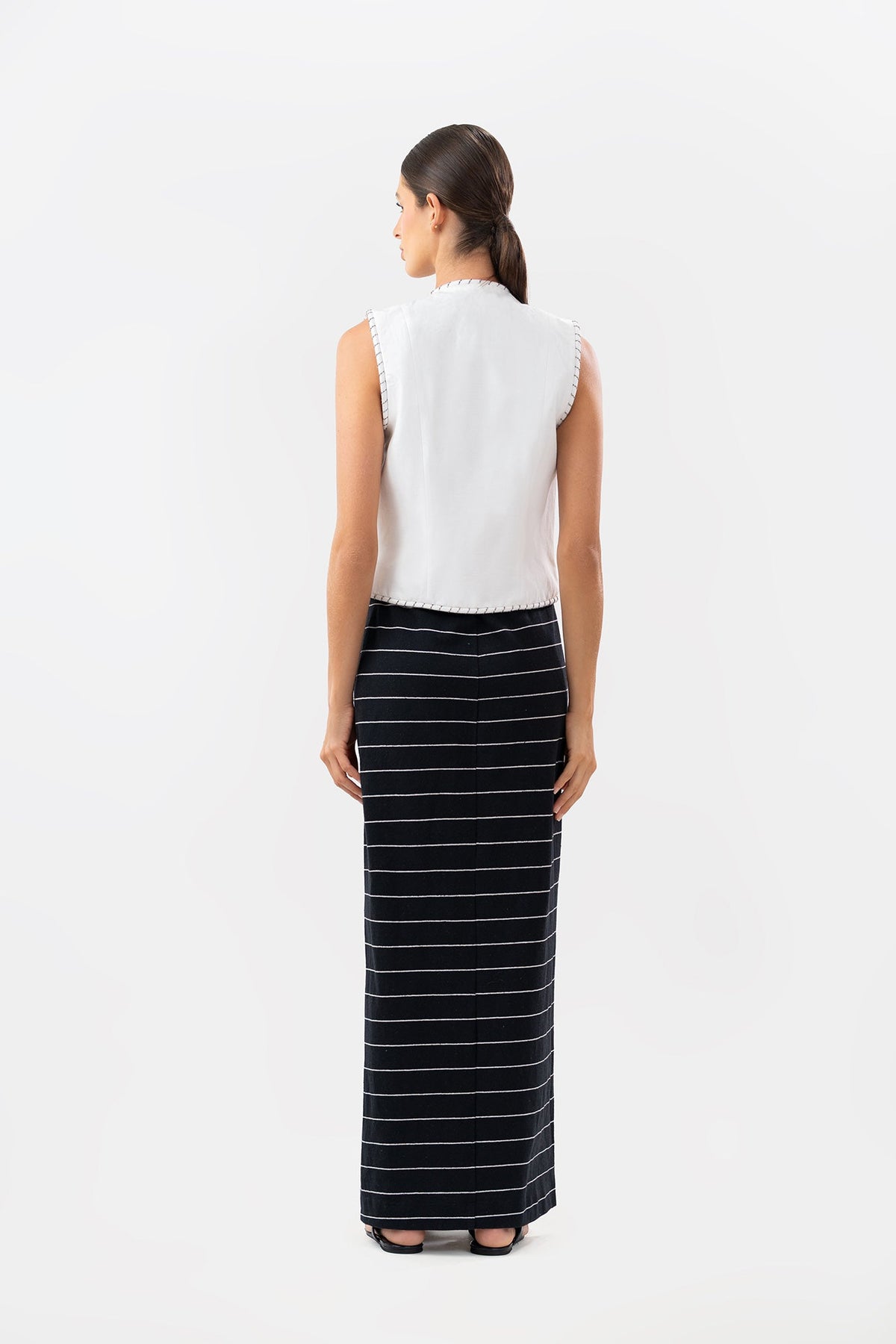 Claudine Ivory Vest