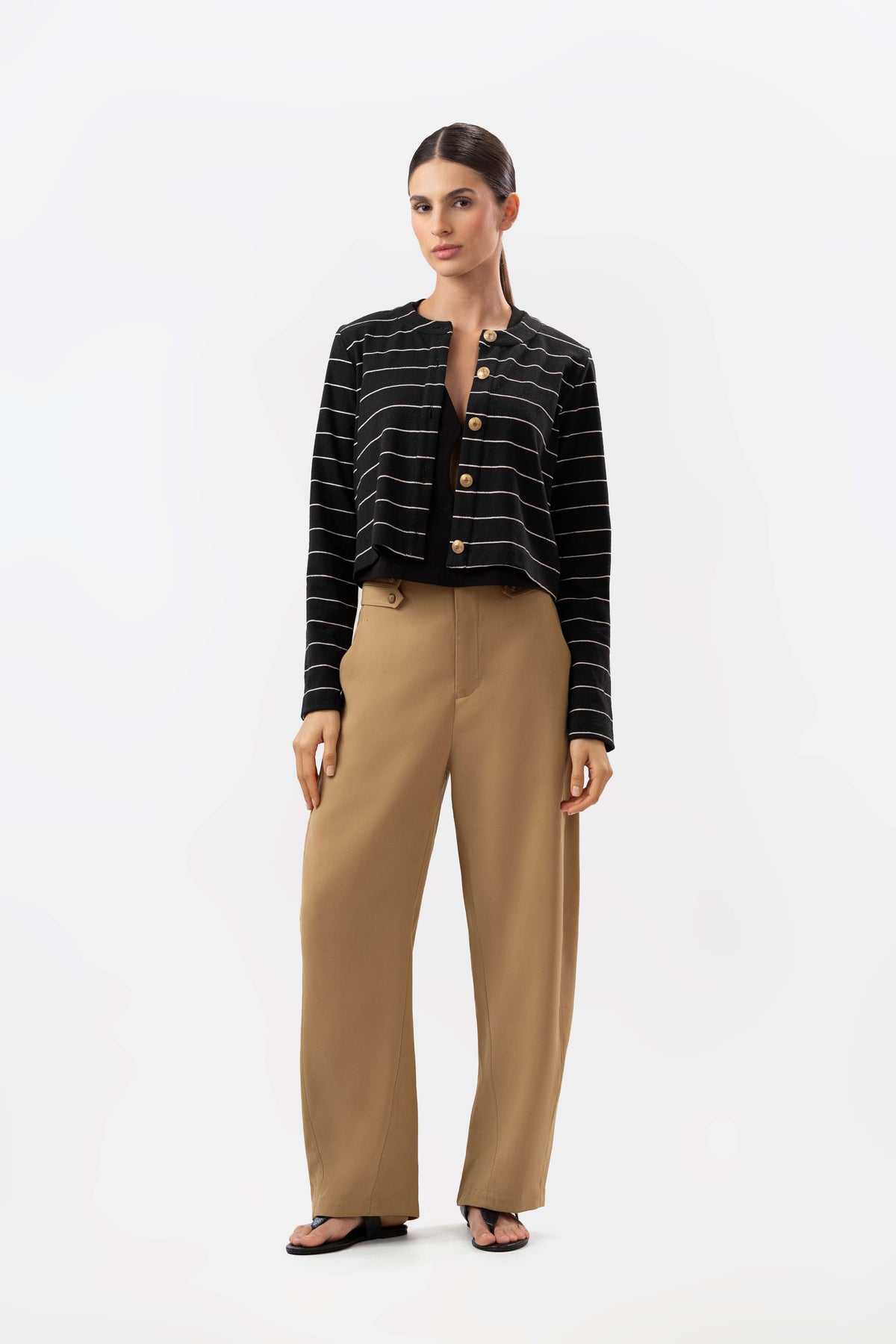 Capucine Khaki Pants