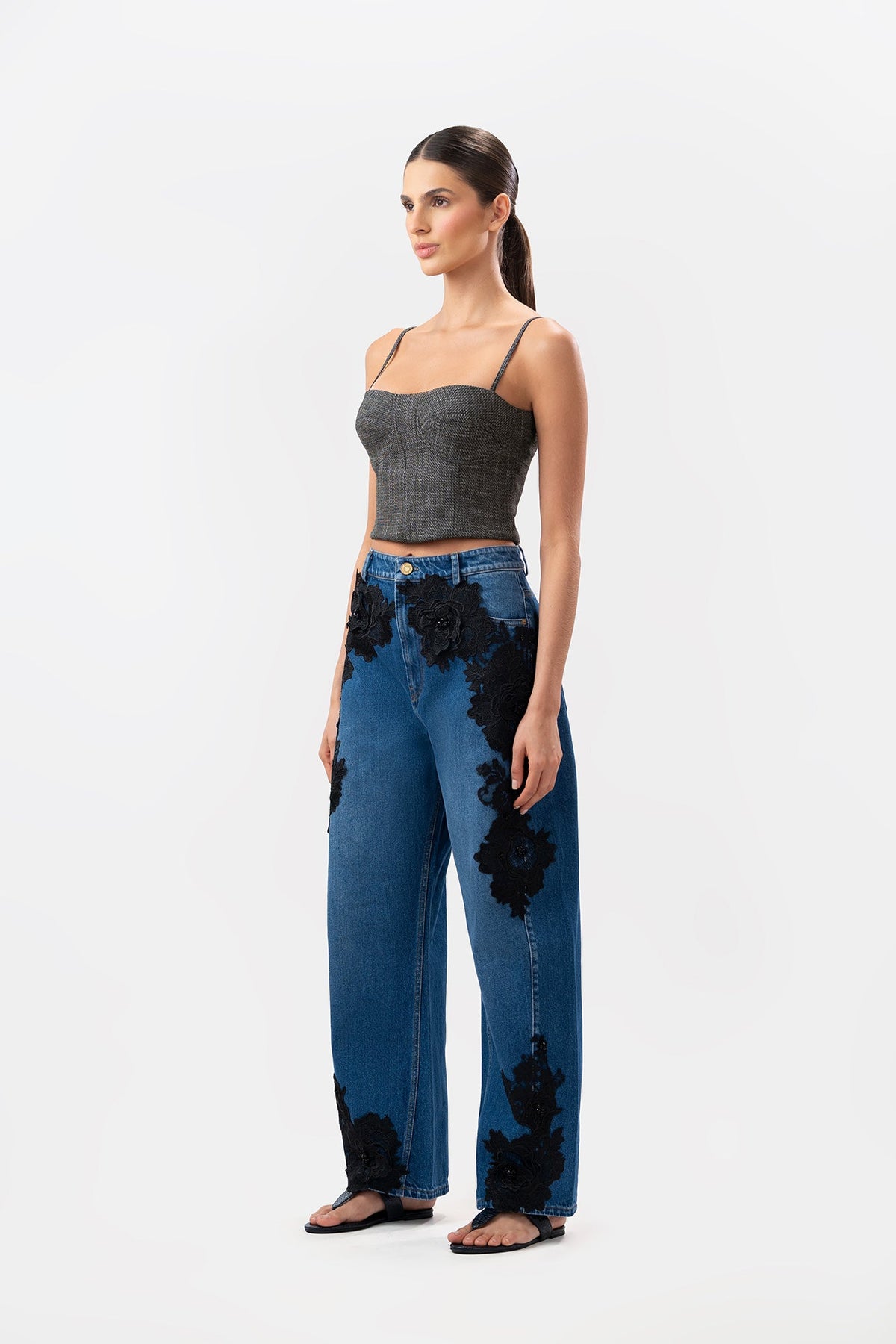 Lou Black Blouse