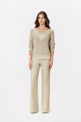 Vertice Beige Pants