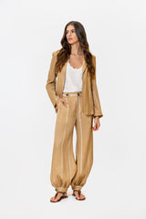 Loretta Camel Pants