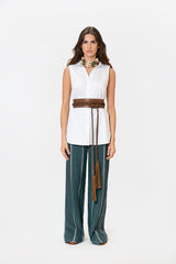 Platino White Blouse