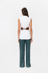 Platino White Blouse