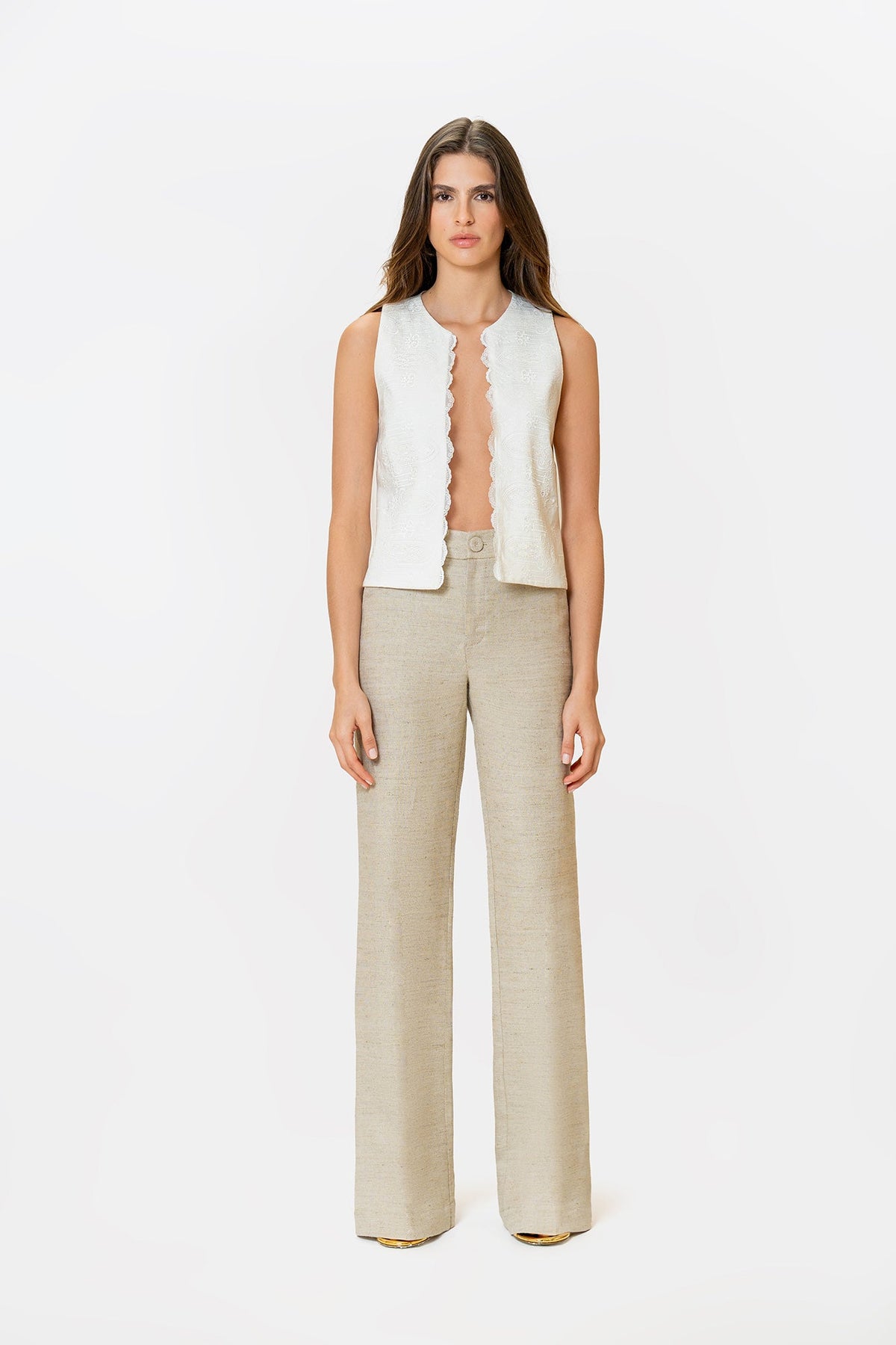 Ciane Ivory Vest