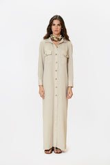 Amelia Beige Dress