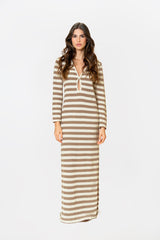 Brocatto Beige Dress