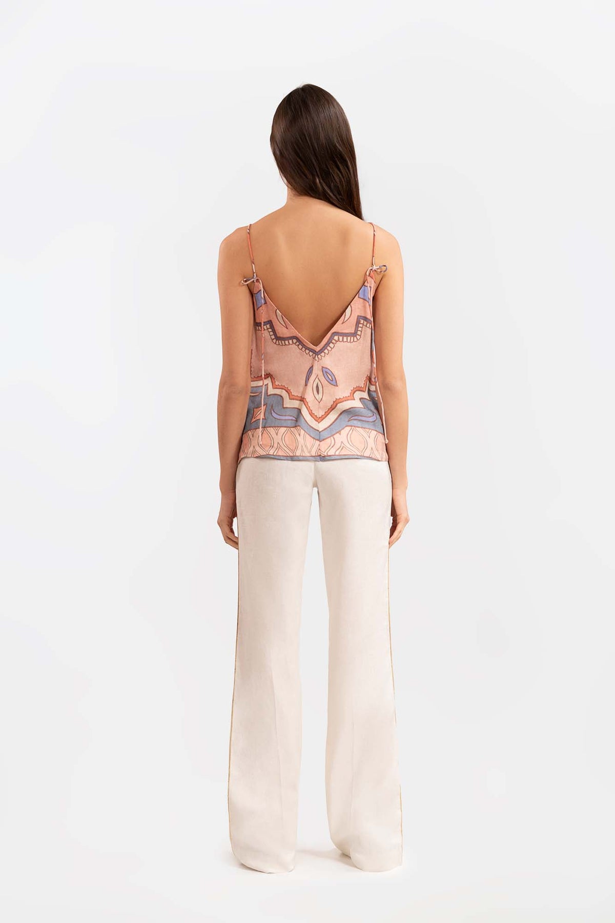 Capella Pink Blue Blouse