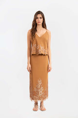 Firmamento Camel Blouse